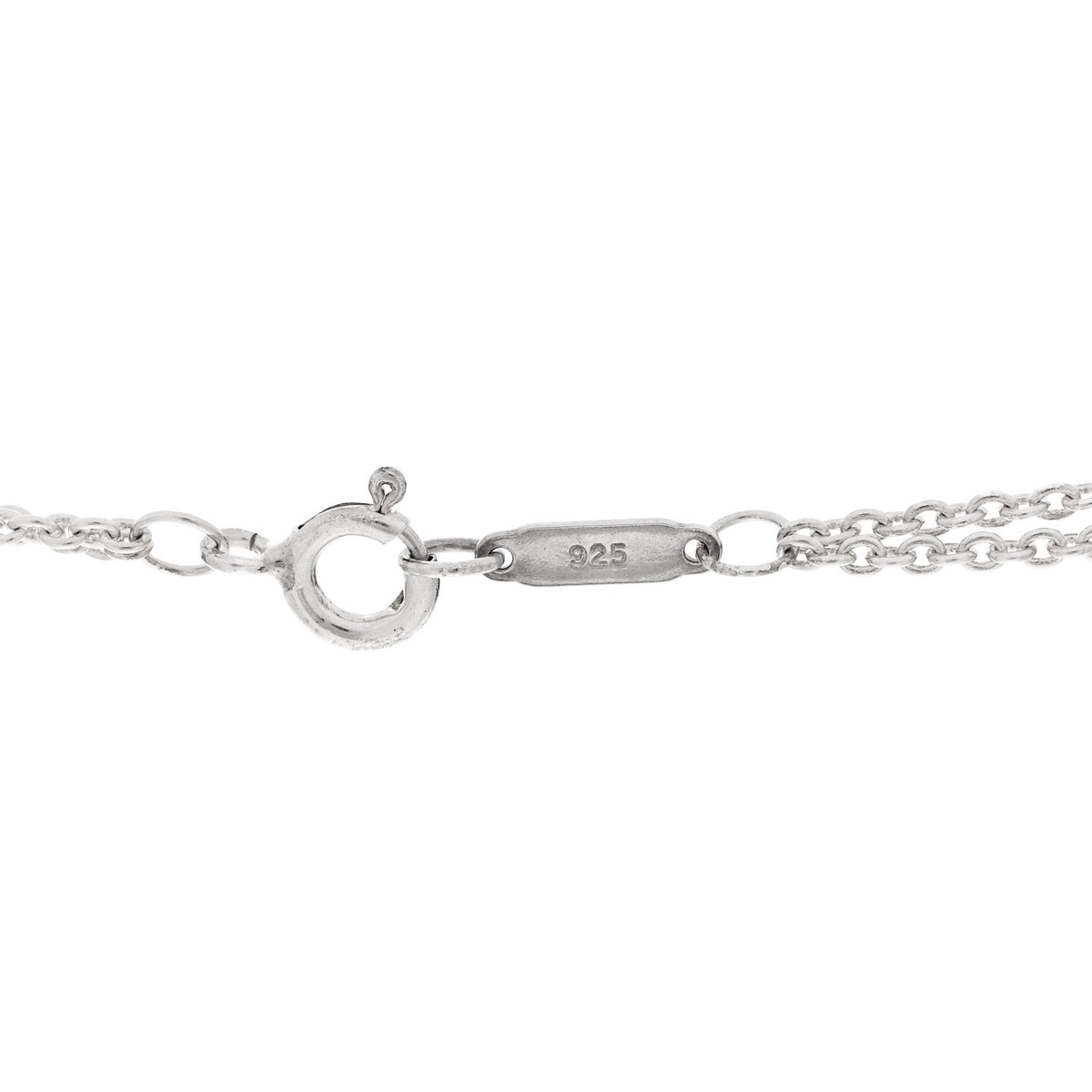 Sterling Silver Figure 8 Pendant Necklace
