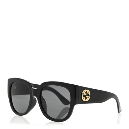 Gucci Acetate Square Frame Sunglasses GG0142SA Black 1 of 8