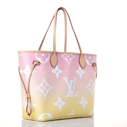 Louis Vuitton Monogram Giant By The Pool Neverfull MM Light Pink 3 of 8