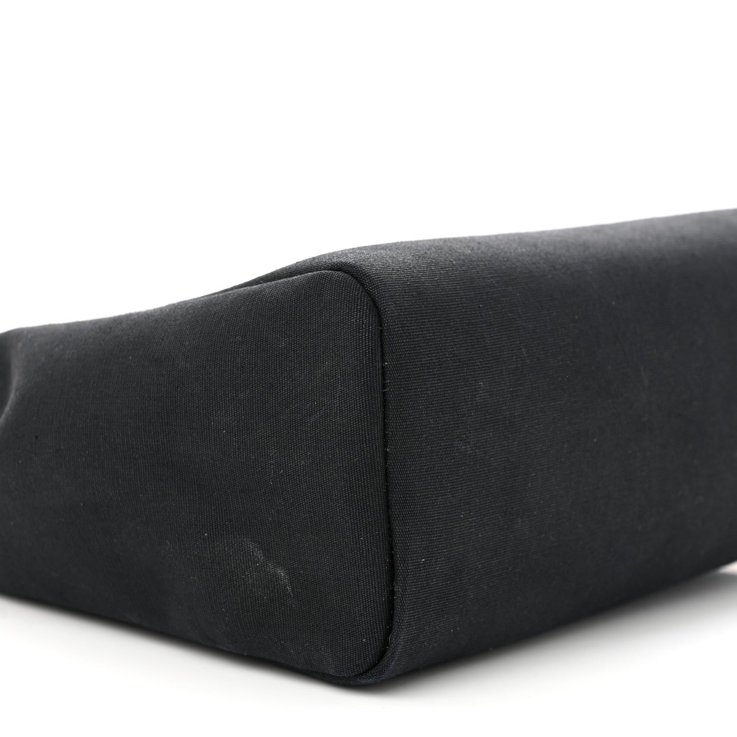 Toile Vache Calfskin Herbag 30 PM Black Natural