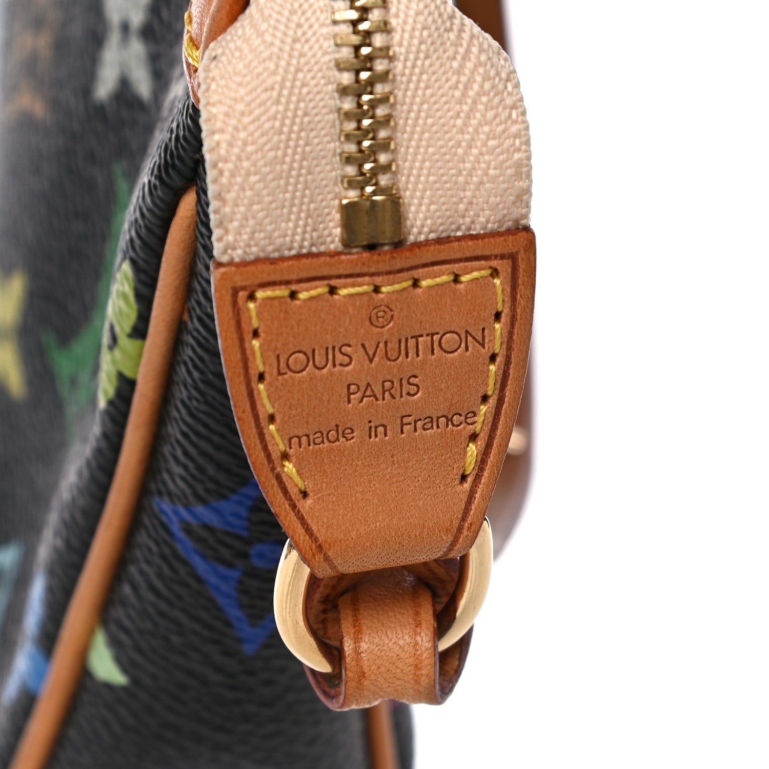 Louis Vuitton Monogram Multicolor Pochette Accessories Black 7 of 12