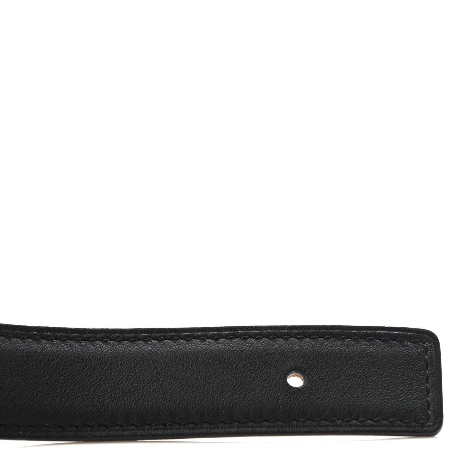 Hermes Swift Epsom 24mm Belt Strap 80 Black Gold 6 of 7