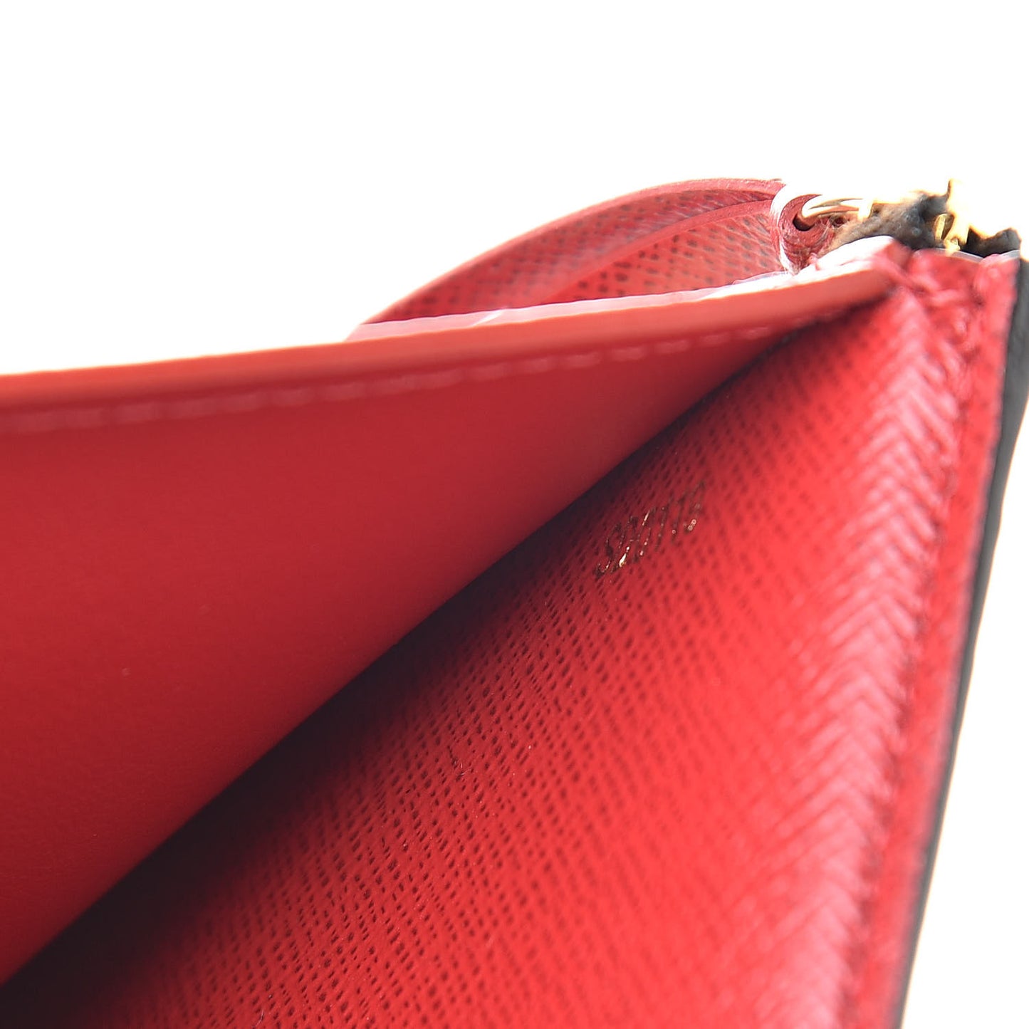 Damier Ebene Victorine Wallet Red