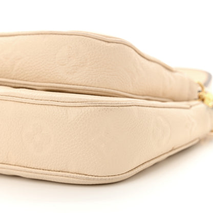 Louis Vuitton Empreinte Monogram Giant Multi Pochette Accessories Cream 10 of 16