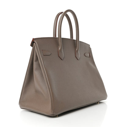 Hermes Epsom Birkin 35 Etain 2 of 12