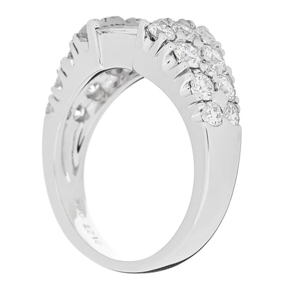 Parker & West by FASHIONPHILE 18K White Gold Diamond 1.92ctw Baguette Round Cut Ring 50 5.25 6 of 9