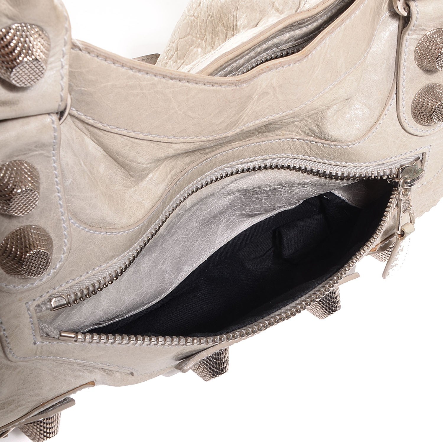 Balenciaga Agneau Giant 21 Silver Hardware City Argent 11 of 12