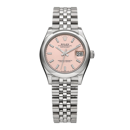 Rolex Stainless Steel 31mm Oyster Perpetual Datejust Watch Pink 278240 1 of 5