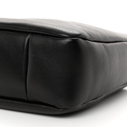 Saint Laurent Padded Lambskin Le 5 A 7 Hobo Black 10 of 12