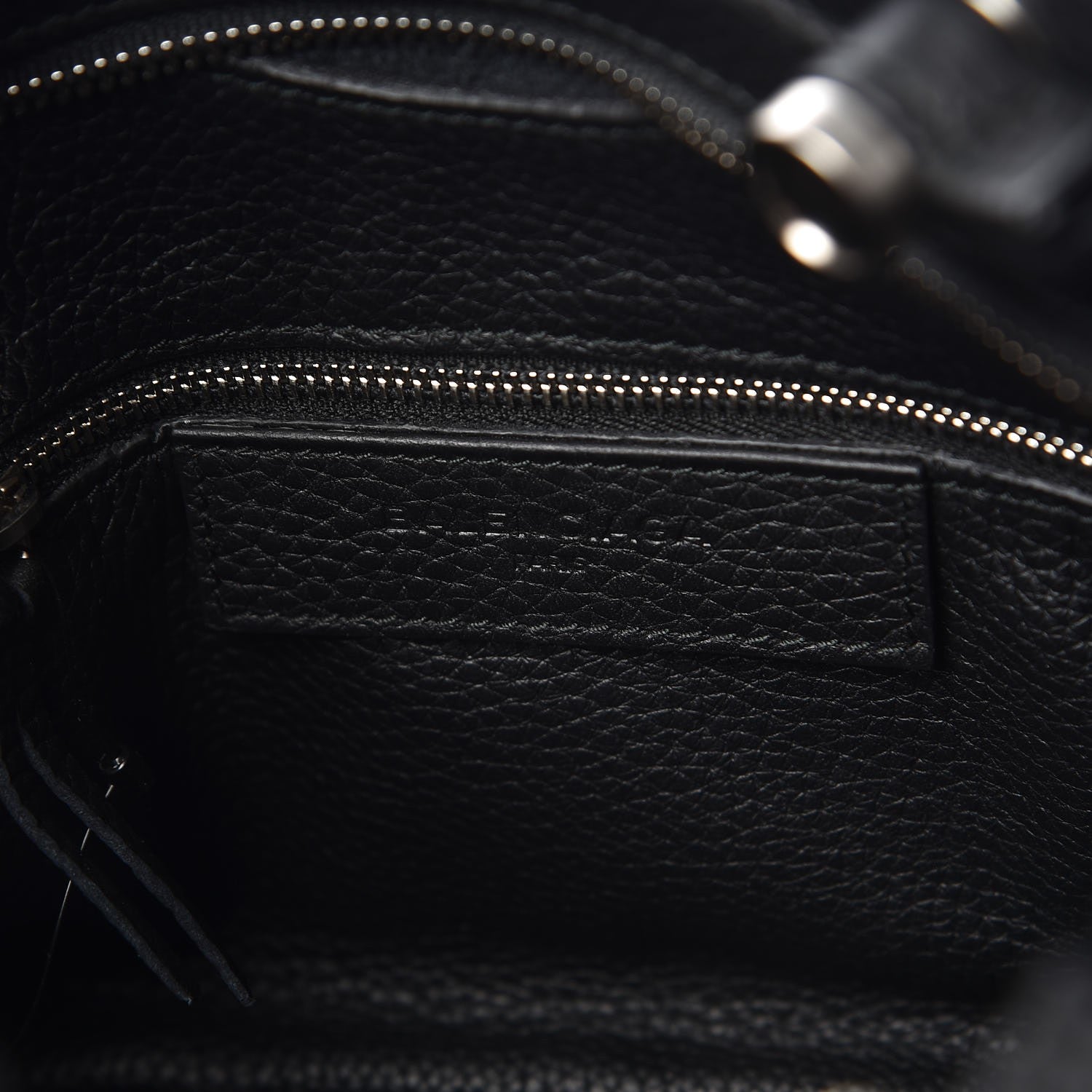 Balenciaga Veau Grana Perforated Blackout Hardware S City Black 6 of 7