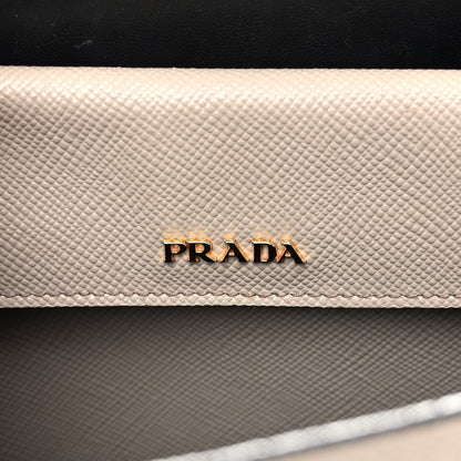 Prada Saffiano Cuir Small Double Bag Pomice 7 of 14