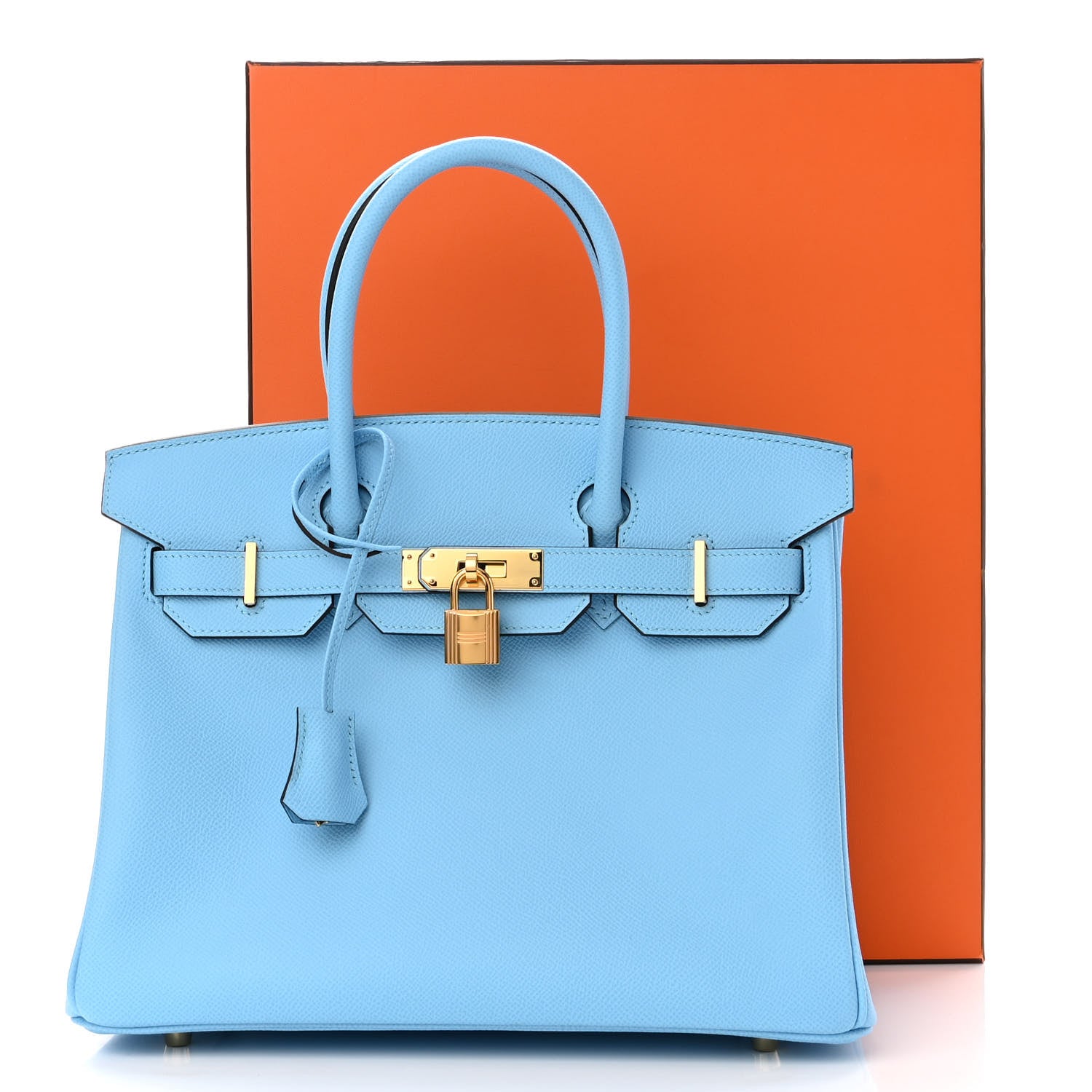 Hermes Epsom Birkin 30 Celeste 11 of 11