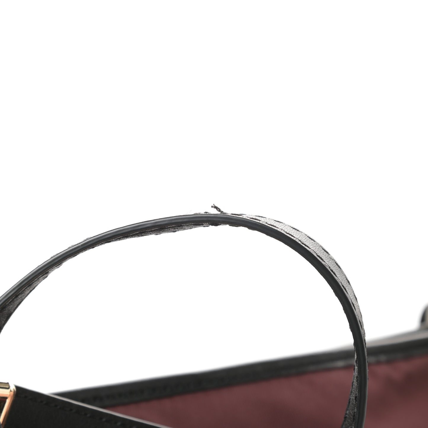 Nylon Diaper Bag Burgundy