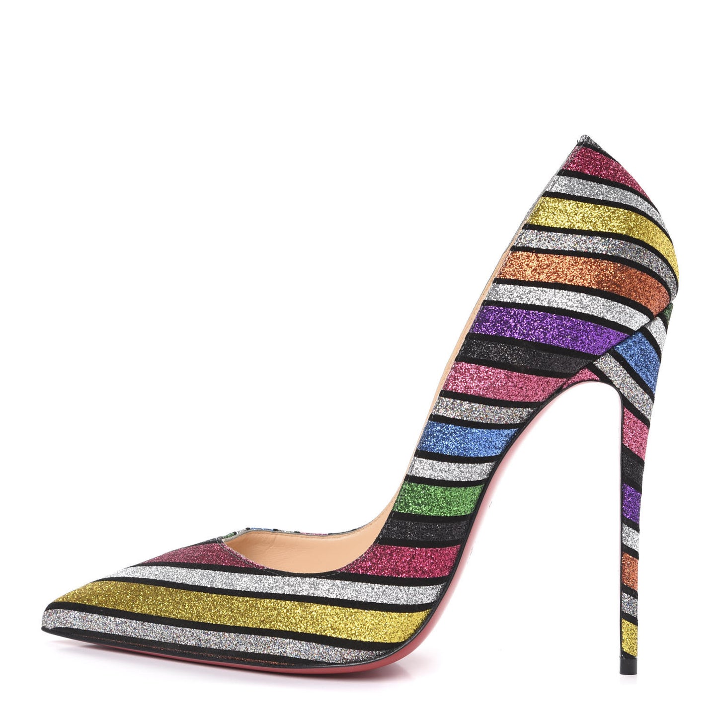 Suede Stripyglitter So Kate 120 Pumps 41 Multi