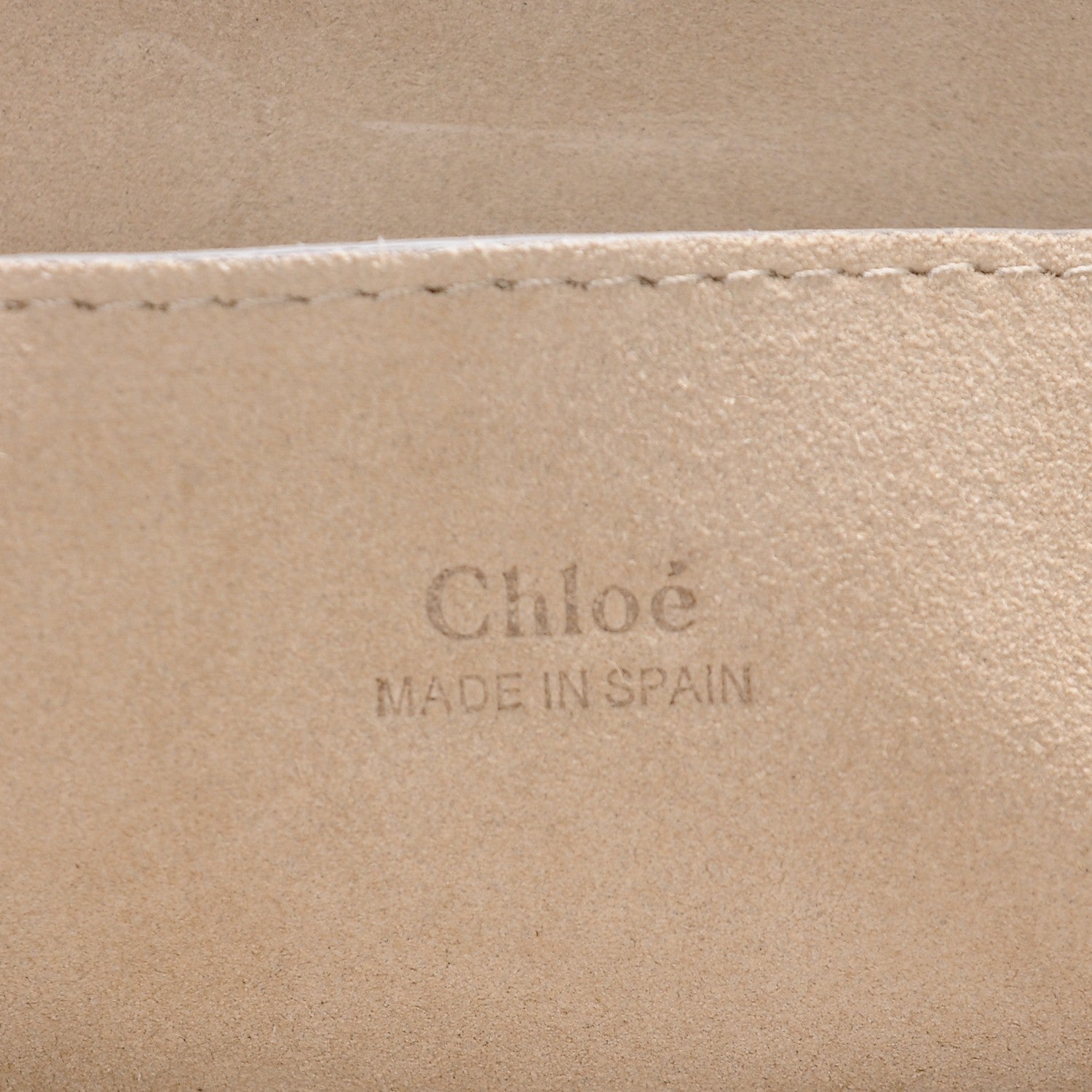 Chloe Suede Calfskin Small Faye Shoulder Bag Motty Grey 6 of 6