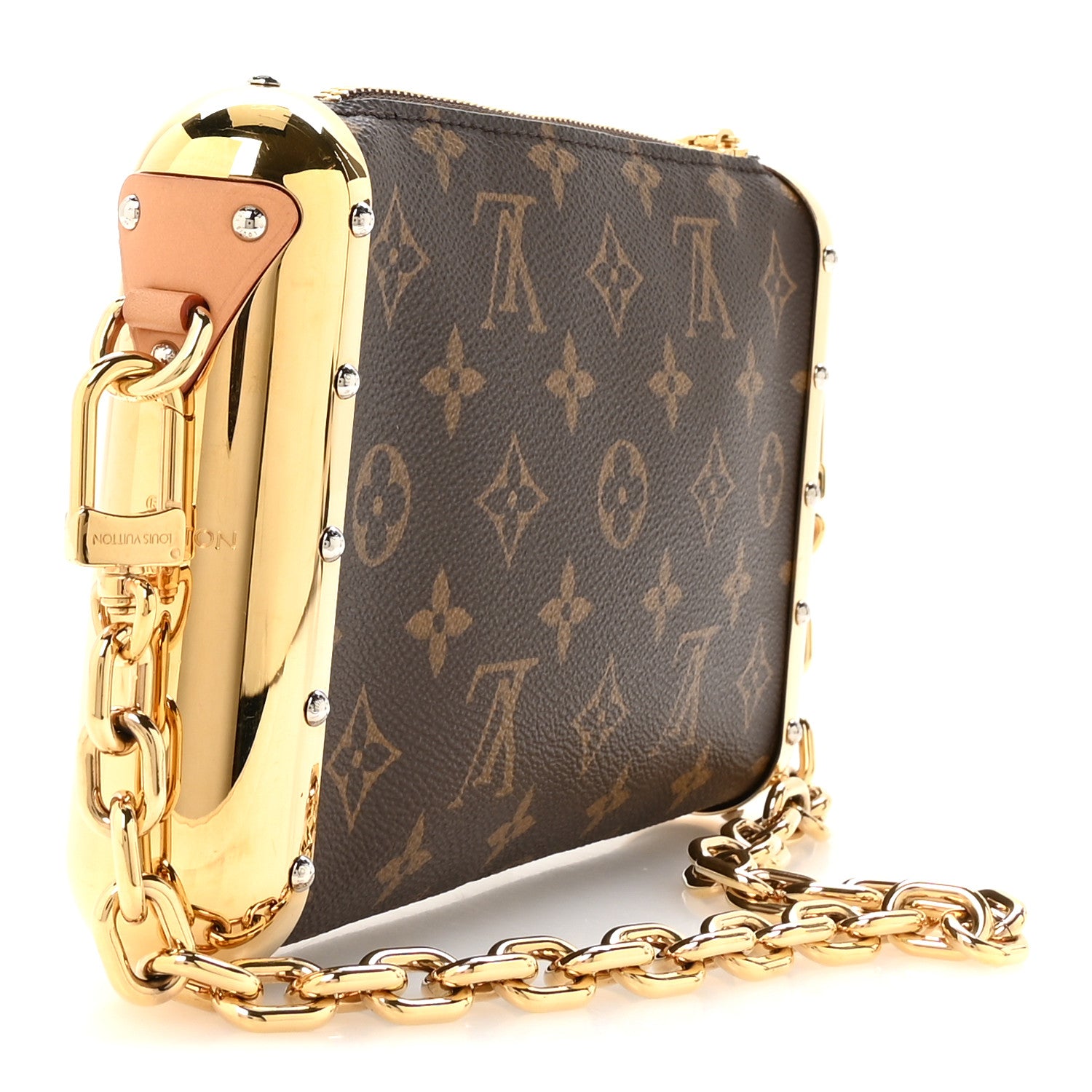 Louis Vuitton Monogram Metal Studded Capsule Pochette 2 of 8