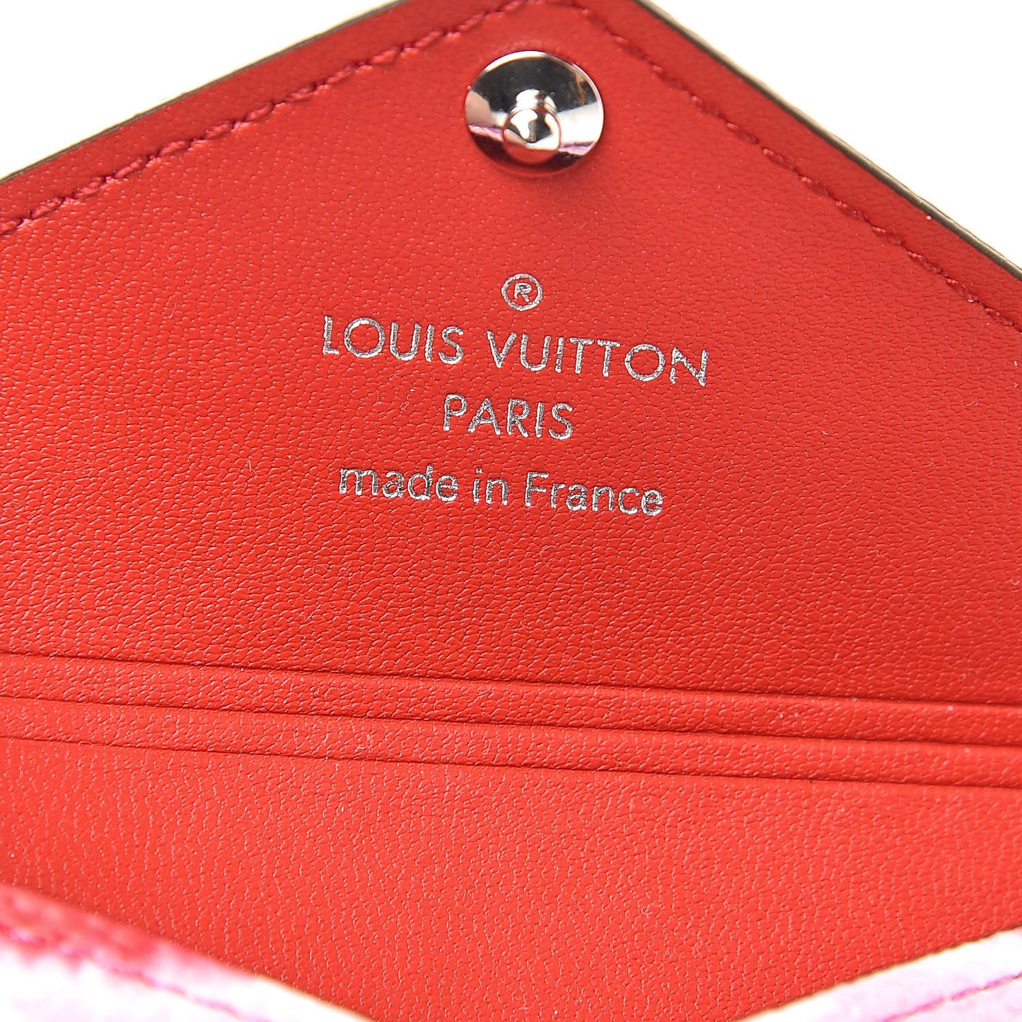Monogram Escale Small Kirigami Pochette Insert Red