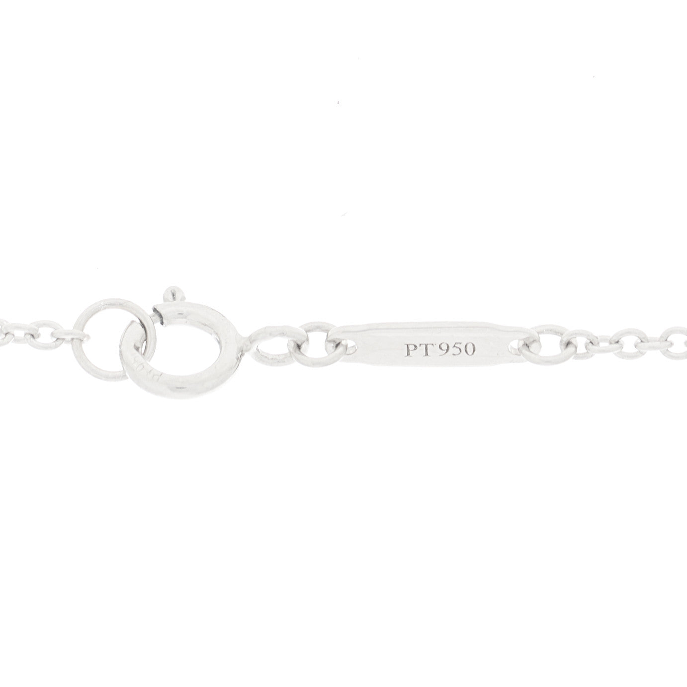 Tiffany Platinum Diamond Victoria Key Pendant Necklace 5 of 7