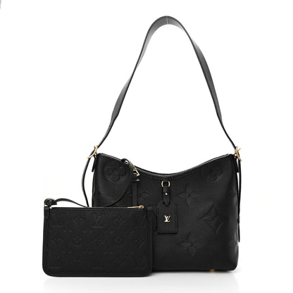 Louis Vuitton Empreinte Carryall PM Black 3 of 10