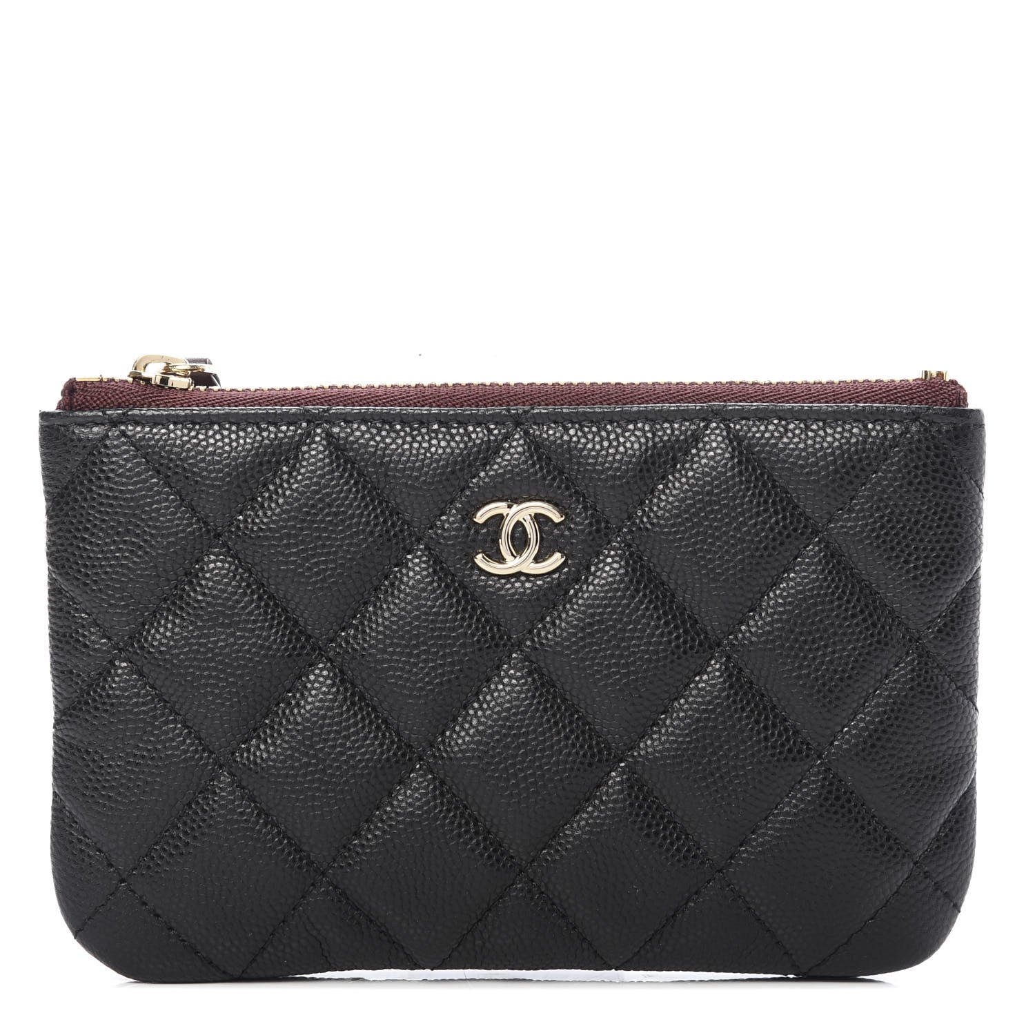 Chanel Caviar Quilted Small Cosmetic Case Black 1 of 8