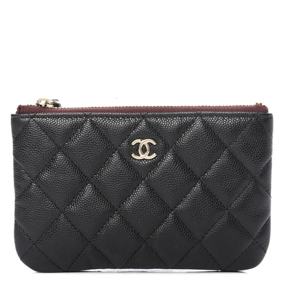 Chanel Caviar Quilted Small Cosmetic Case Black 1 of 8