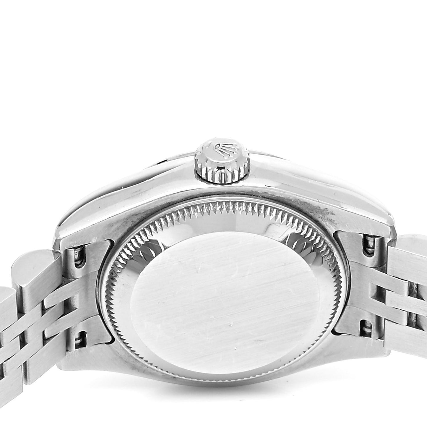 Stainless Steel 18K White Gold Diamond 26mm Oyster Perpetual Datejust Watch Pink 179174