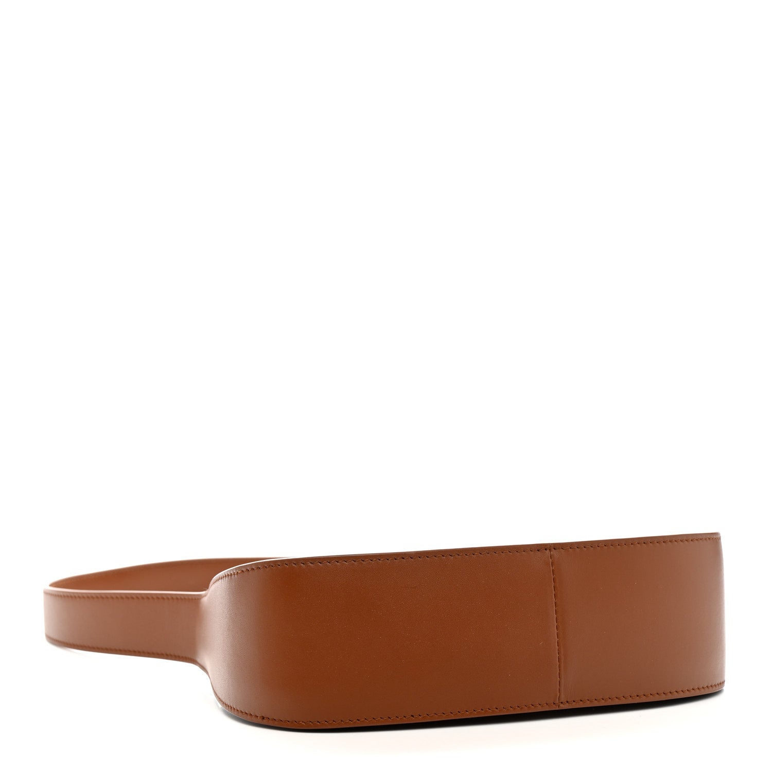 The Row Smooth Calfskin Half Moon Shoulder Bag Chestnut 4 of 11