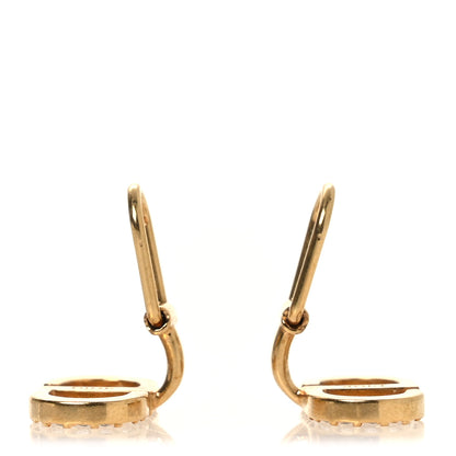 Christian Dior Crystal Clair D Lune Clip On Earrings Gold 3 of 4