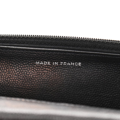 Chanel Caviar Sevruga Wallet On Chain WOC Black 7 of 13