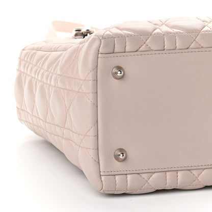 Christian Dior Lambskin Cannage Medium Lady Dior Light Pink 8 of 10
