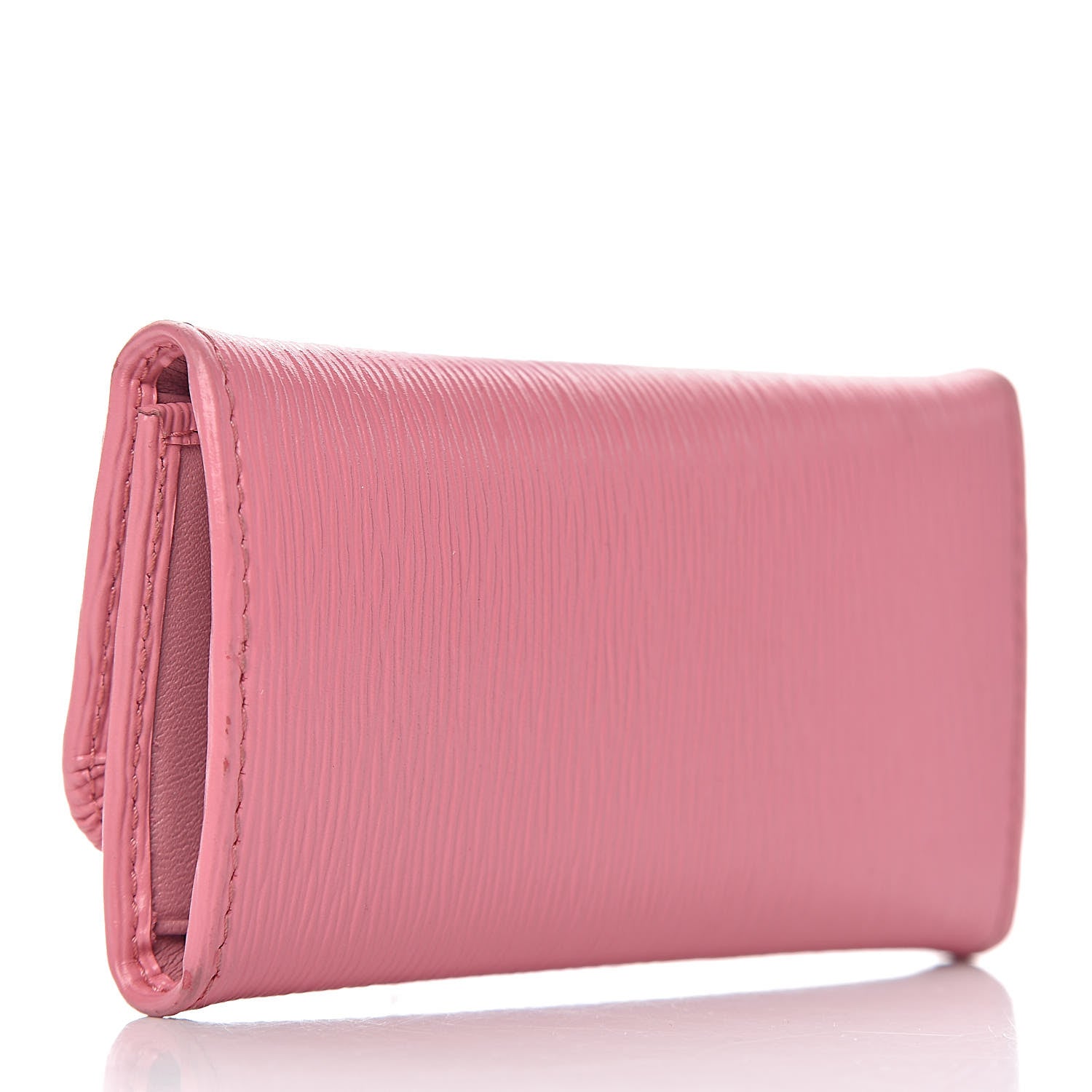Prada Vitello Move Metal 6 Key Holder Geranio 3 of 12
