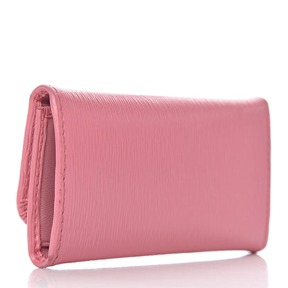 Prada Vitello Move Metal 6 Key Holder Geranio 3 of 12