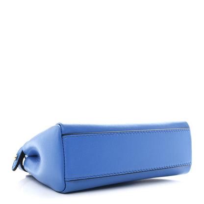 Fendi Shiny Nappa Micro Peekaboo Iconic Satchel Blue Royal 4 of 12