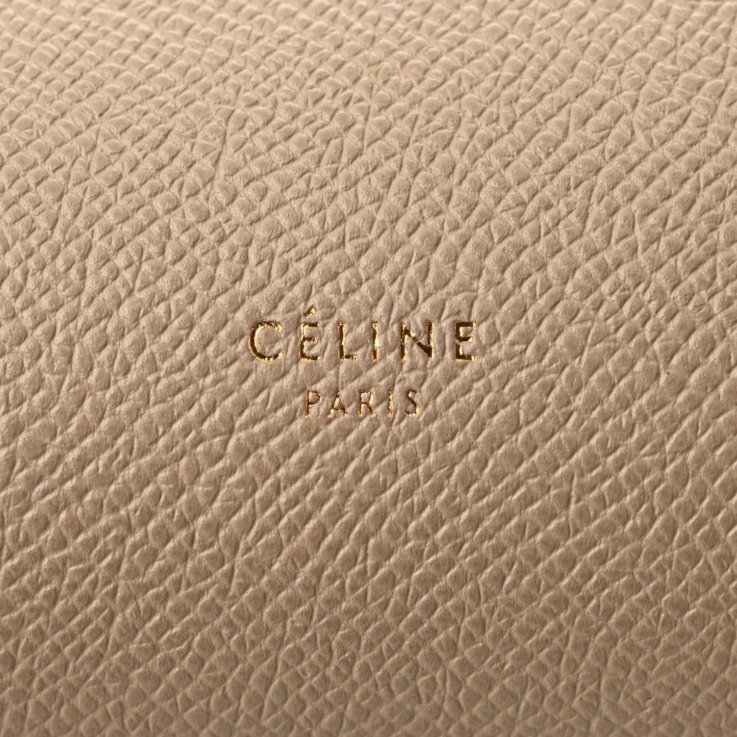 Grained Calfskin Mini Belt Bag Light Taupe
