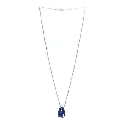 Hermes Swift O'Maillon Pendant Necklace Bleu Electrique 3 of 4