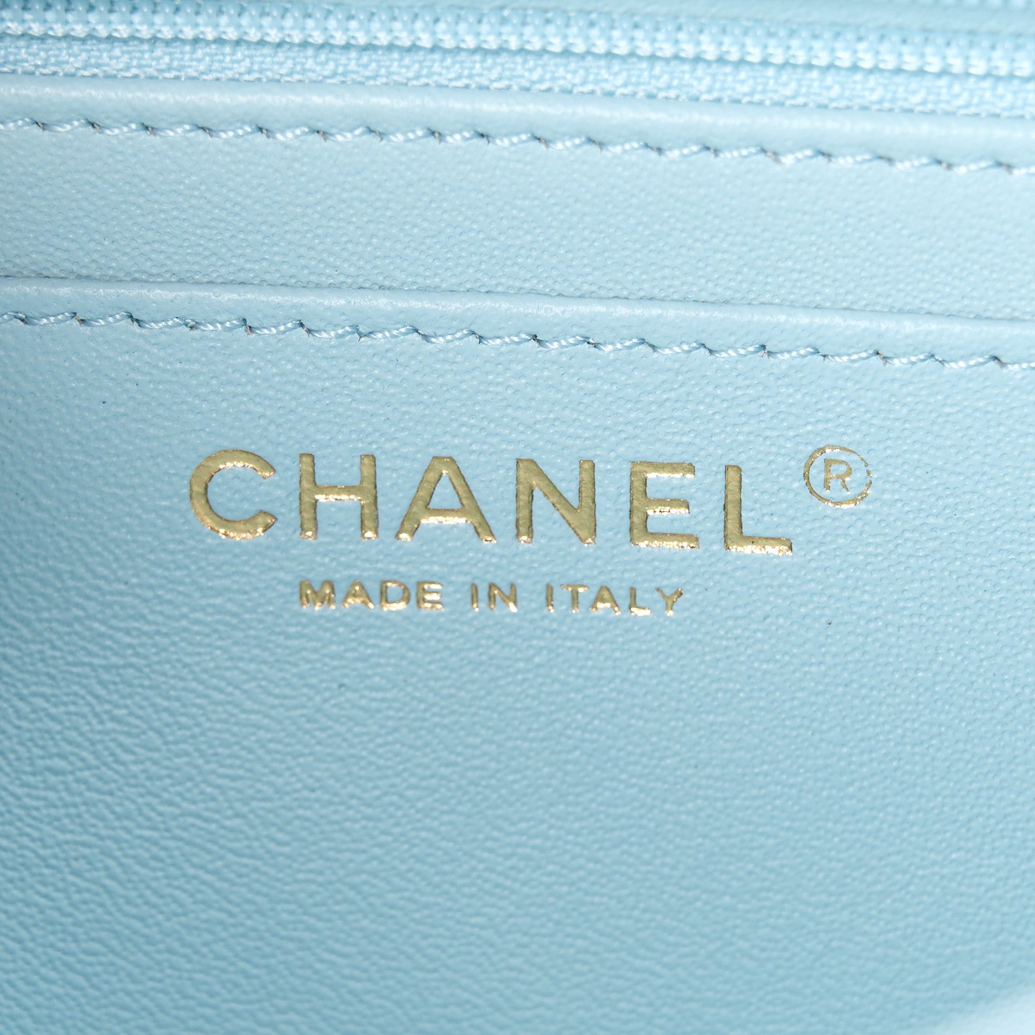 Chanel Aged Calfskin Quilted 2.55 Reissue Mini Flap Light Blue 6 of 12