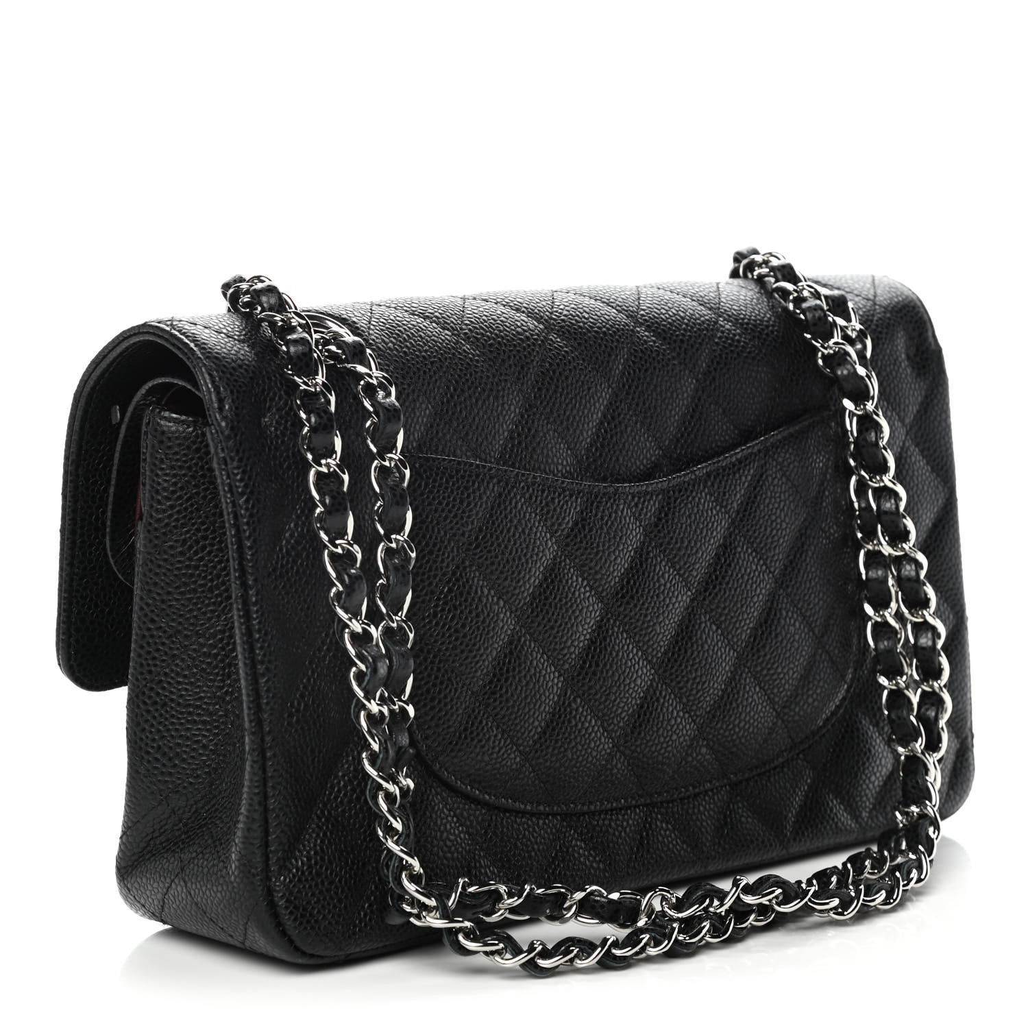 Chanel Caviar Quilted Medium Double Flap Black 3 of 11