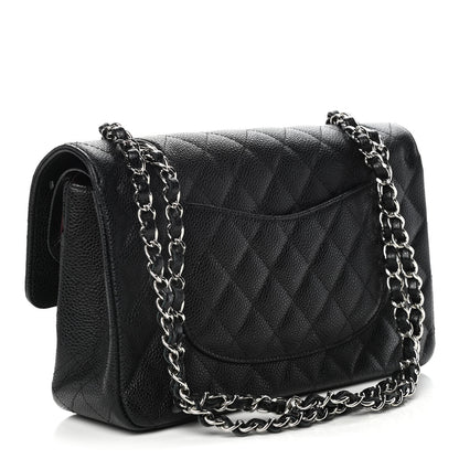 Chanel Caviar Quilted Medium Double Flap Black 3 of 11