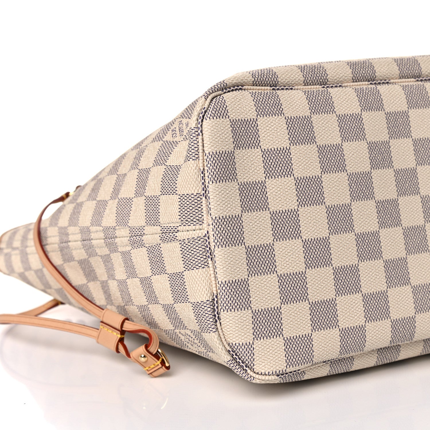 Louis Vuitton Damier Azur Neo Neverfull MM Rose Ballerine 7 of 9