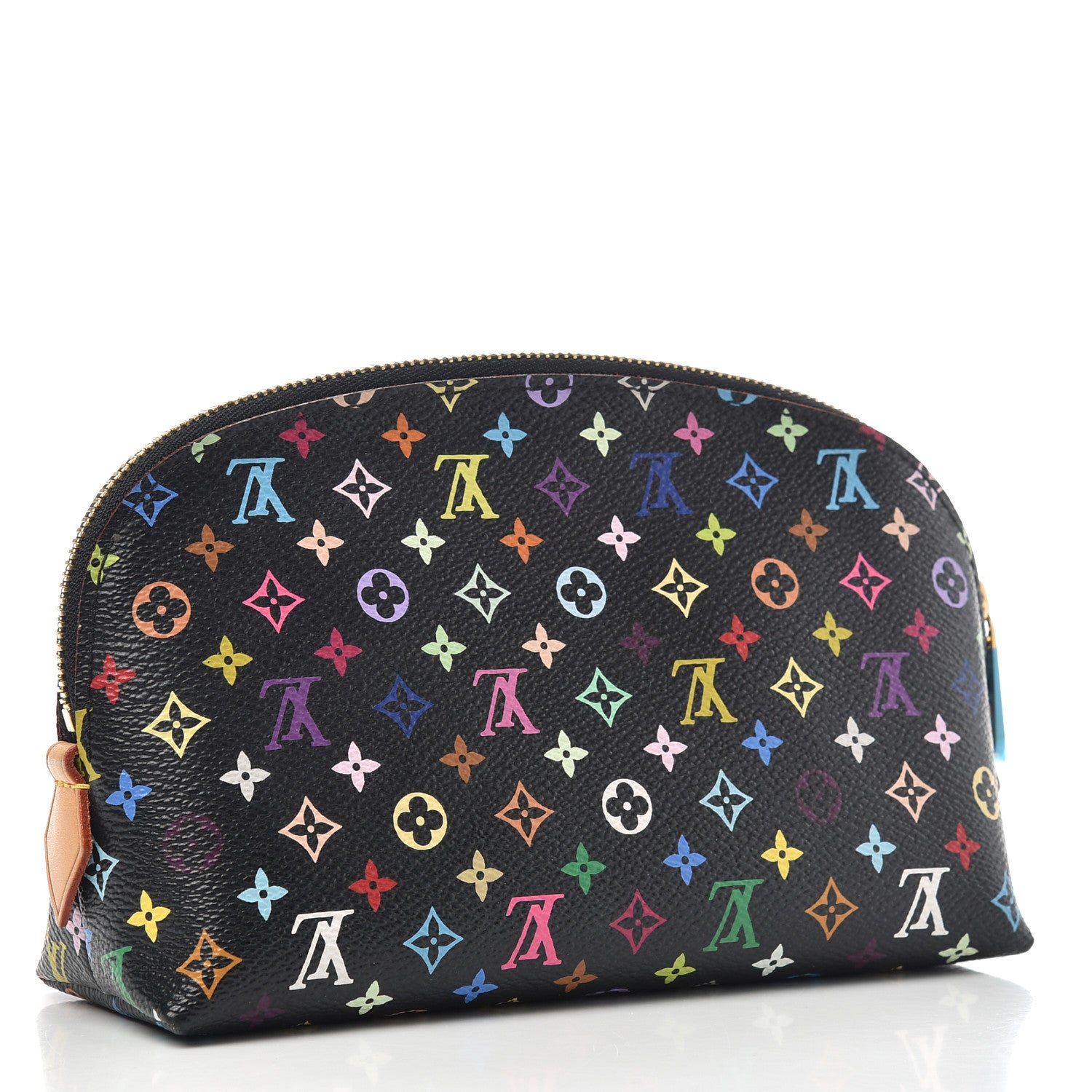 Louis Vuitton Monogram Multicolor Cosmetic Pouch Black Grenade 3 of 6