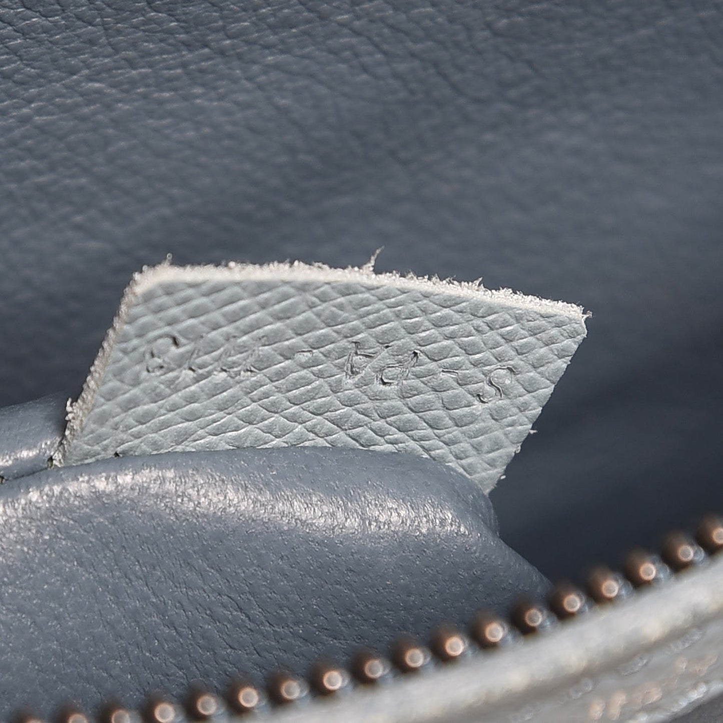 Grained Calfskin Medium Phantom Luggage Sky Blue