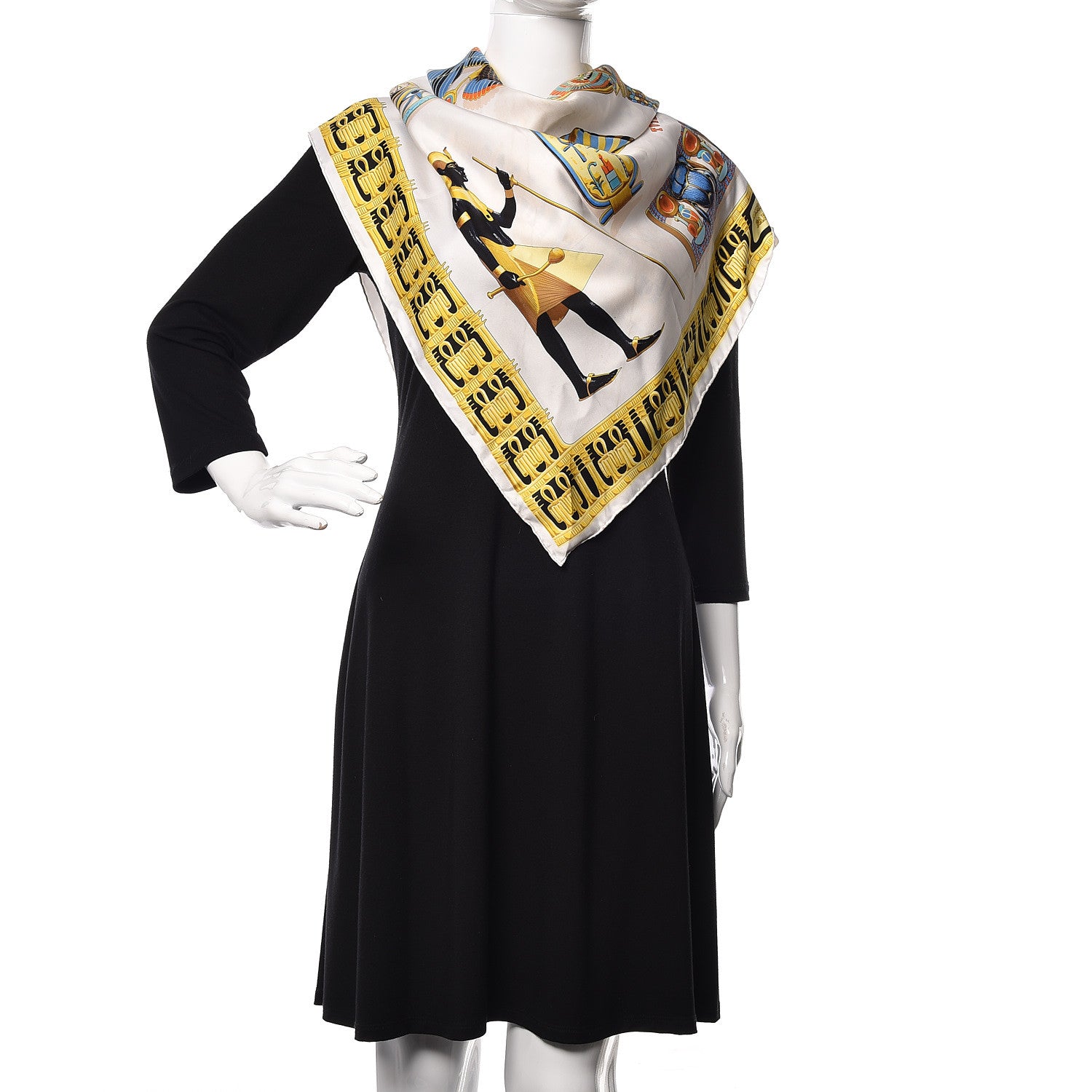 Hermes Silk Tutankhamun Scarf 90 2 of 7