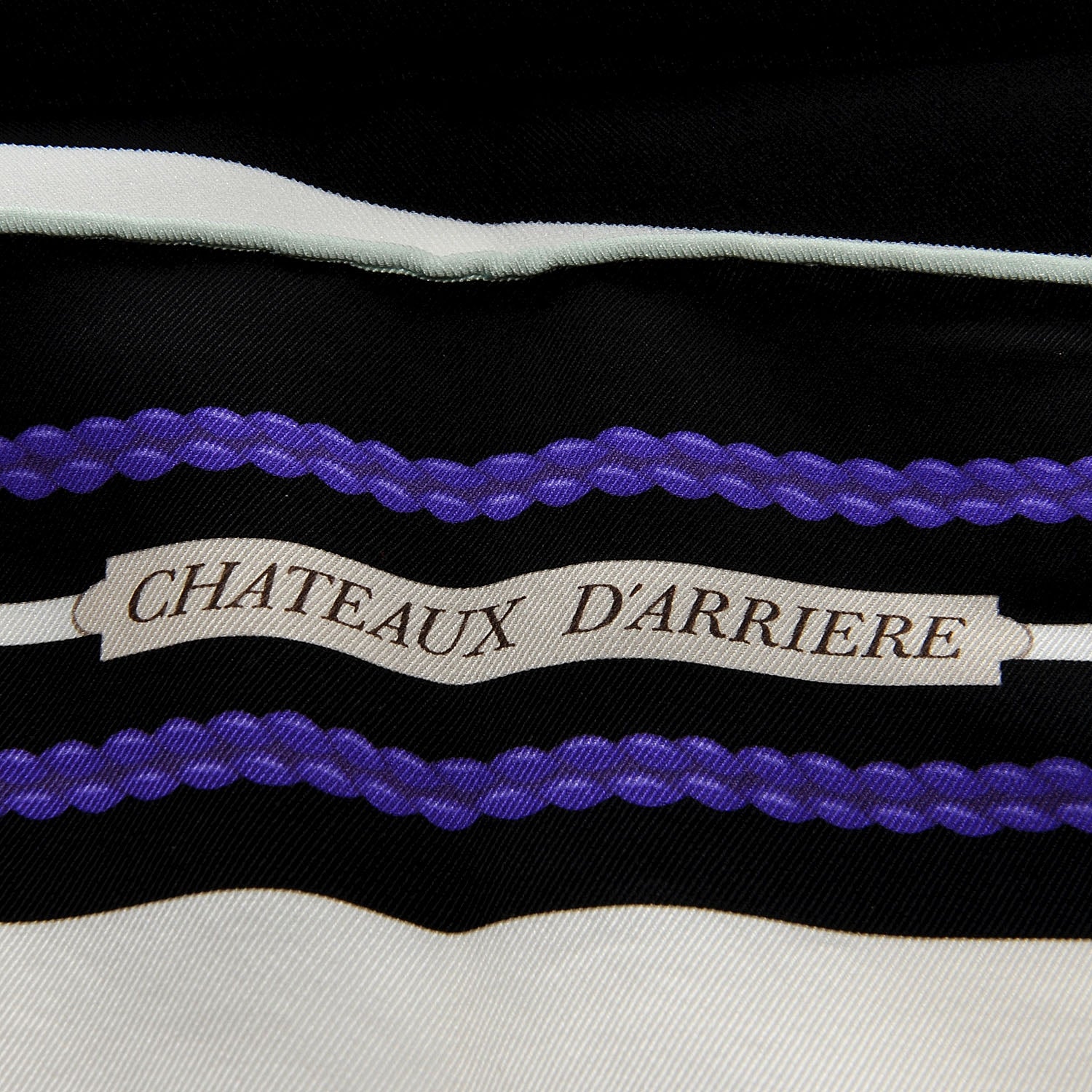 Hermes Silk Chateaux D Arriere Scarf 70 5 of 7