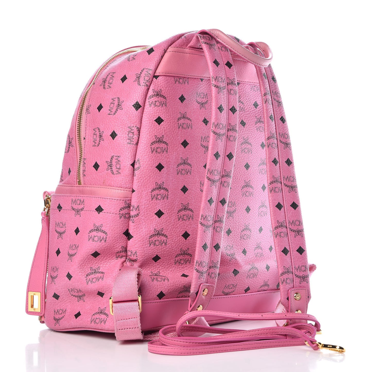 Visetos Studded Medium Dual Stark Backpack Pink