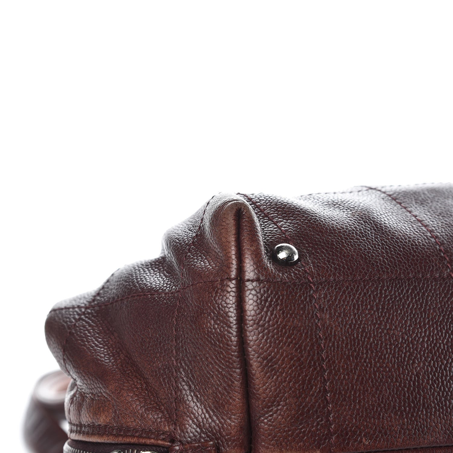 Chanel Caviar Chocolate Bar Quilted Shoulder Bag Brown 11 of 23