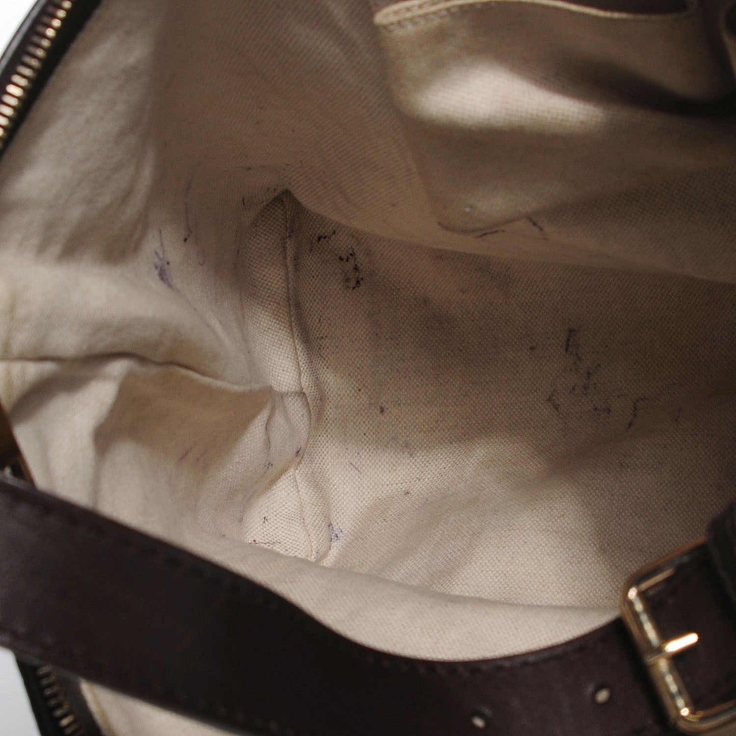 Gucci Monogram Vintage Web Medium Hobo Dark Brown 11 of 11