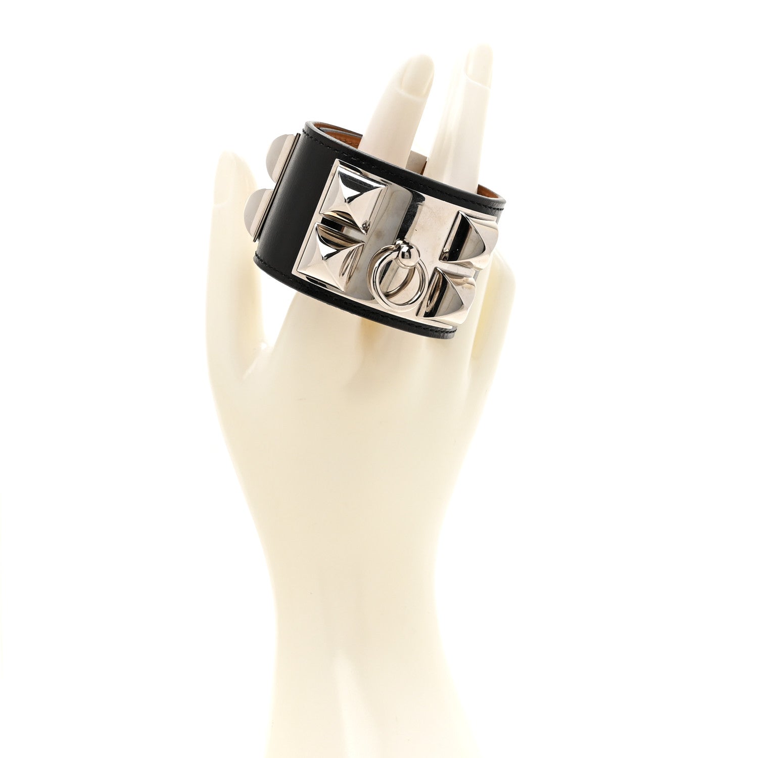 Hermes Box Collier De Chien CDC Bracelet S  Black 3 of 12