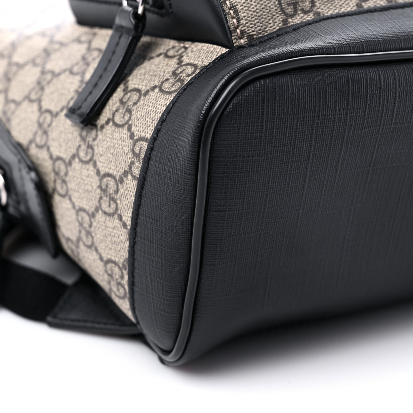 GG Supreme Monogram Small Eden Day Backpack Black
