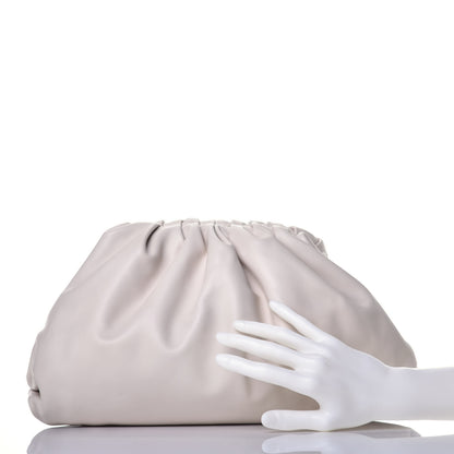 Bottega Veneta Smooth Butter Calf The Pouch Oversized Clutch Mist 2 of 8