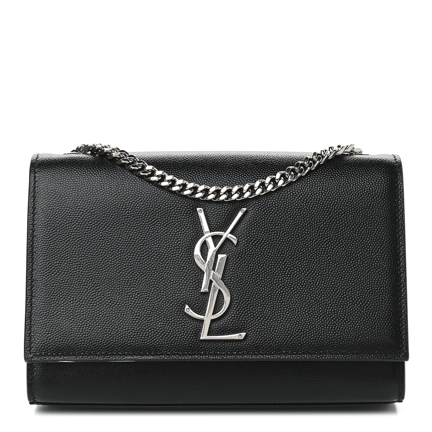 Grain De Poudre Small Monogram Kate Satchel Black